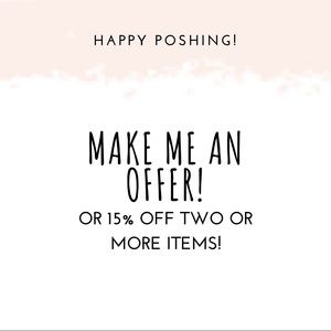 MAKE ME AN OFFER OR BUNDLE! 💕